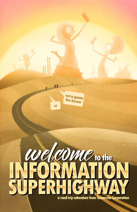 Tomorrow Corporation unveils its newest project, Welcome to the Information Superhighway