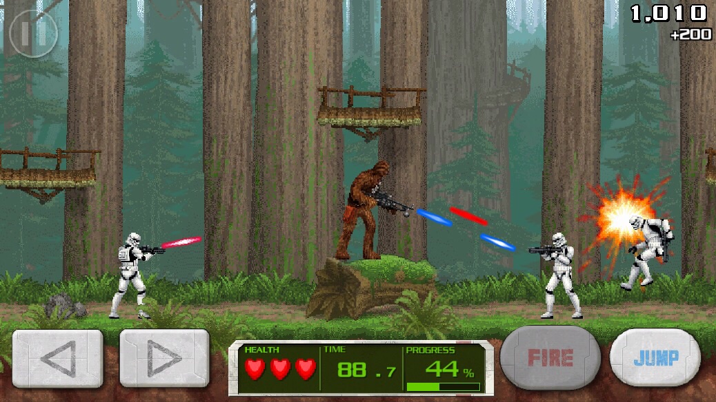 Play Contra as Chewbacca in Konami's bonkers Star Wars mini-game