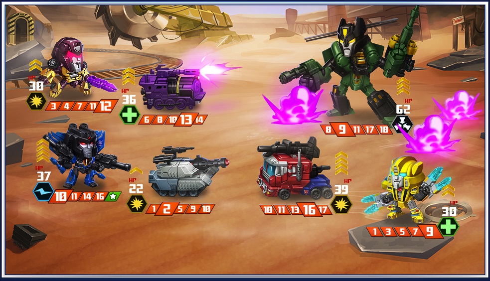 Build a team, fight in turn-based battles in Transformers: Battle Tactics, coming out in 2015