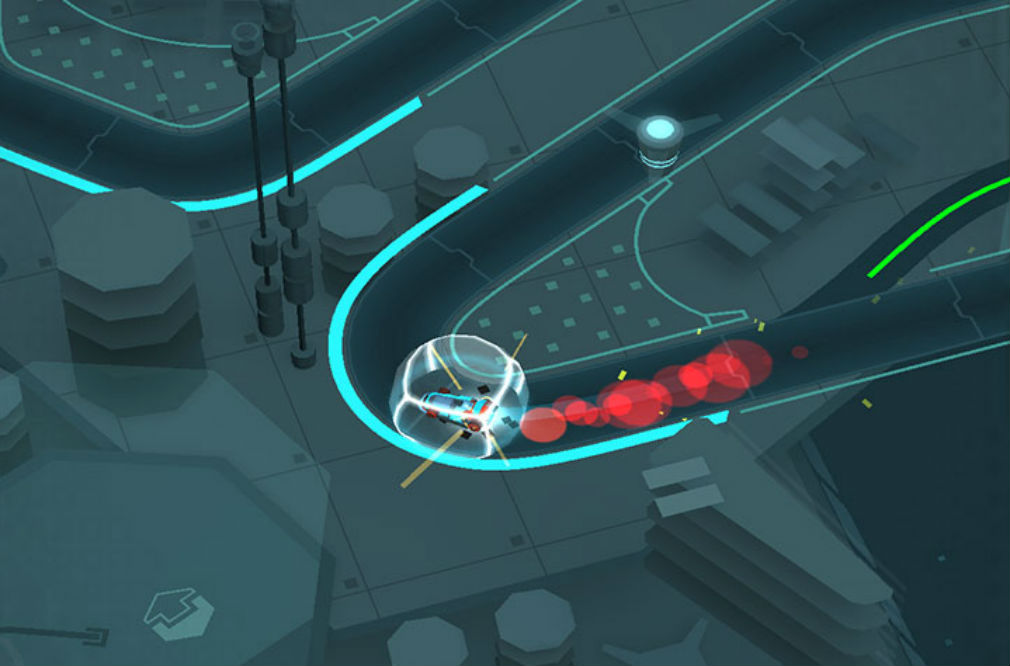 Hyperdrome is a frantic mash-up of a card game and a racer that's out now for iPhone, iPad, and Android