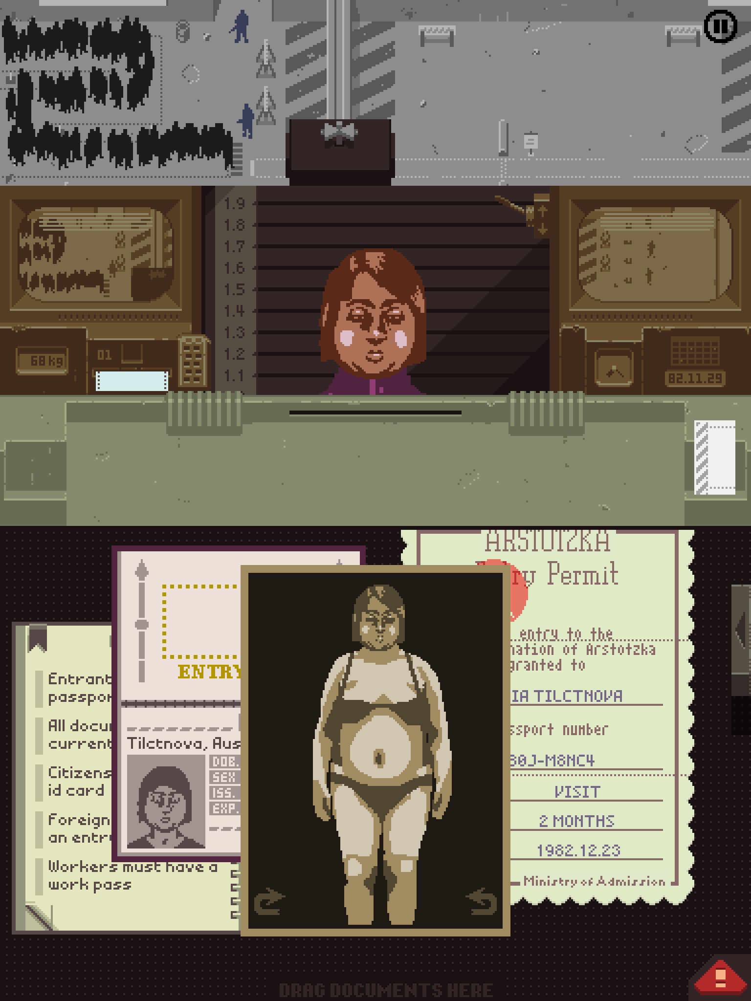 The gripping indie thriller Papers, Please arrives on PS Vita this week