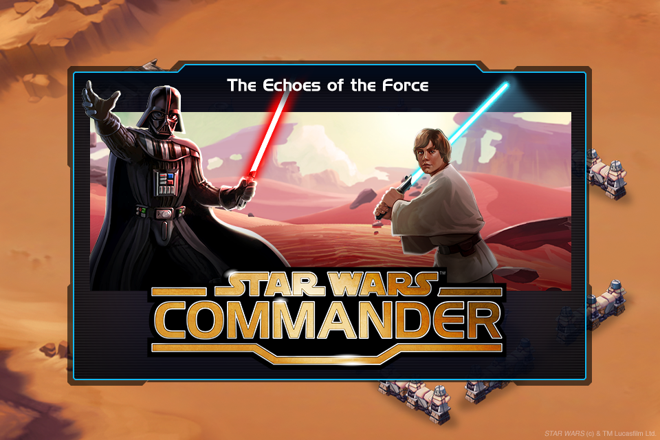 Star Wars: Commander gets Luke Skywalker and Darth Vader this week