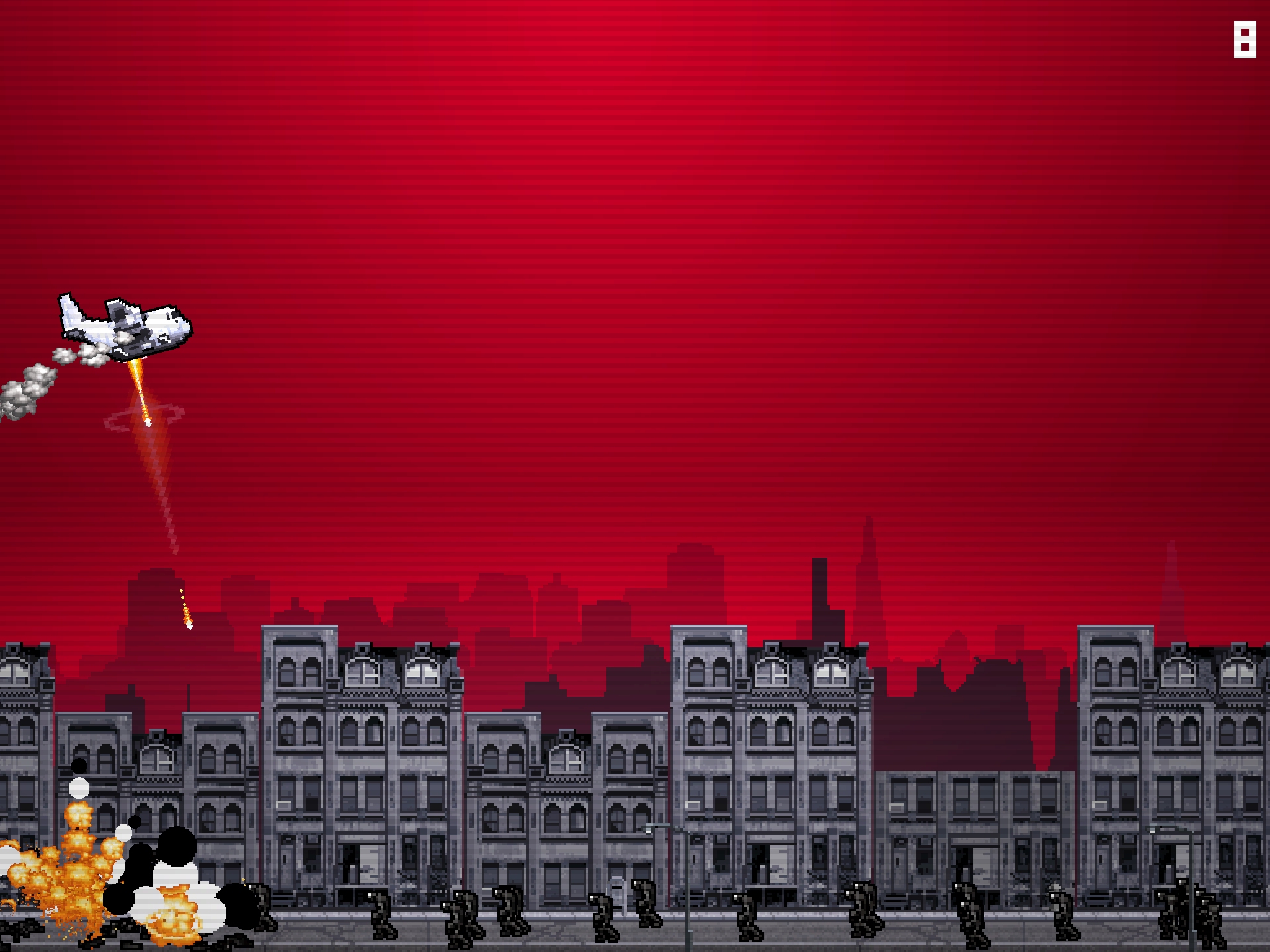 Limbic's Flappy Bird-esque April Fools' joke Zombie Gunship Arcade is a real iOS game now