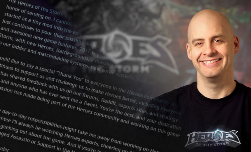 Dustin Browder steps down as Heroes of the Storm game director