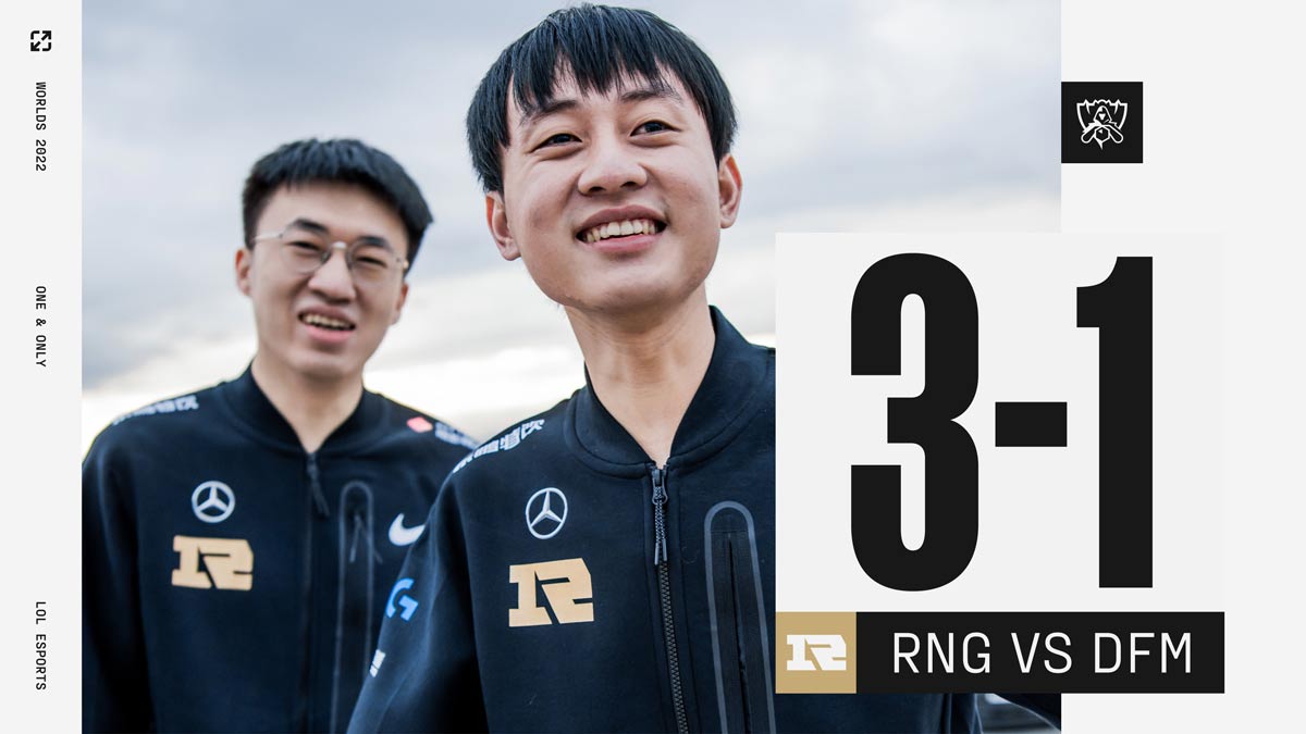 Worlds2022: Royal Never Give Up dominates DetonatioN FocusMe for a spot in the Group Stage