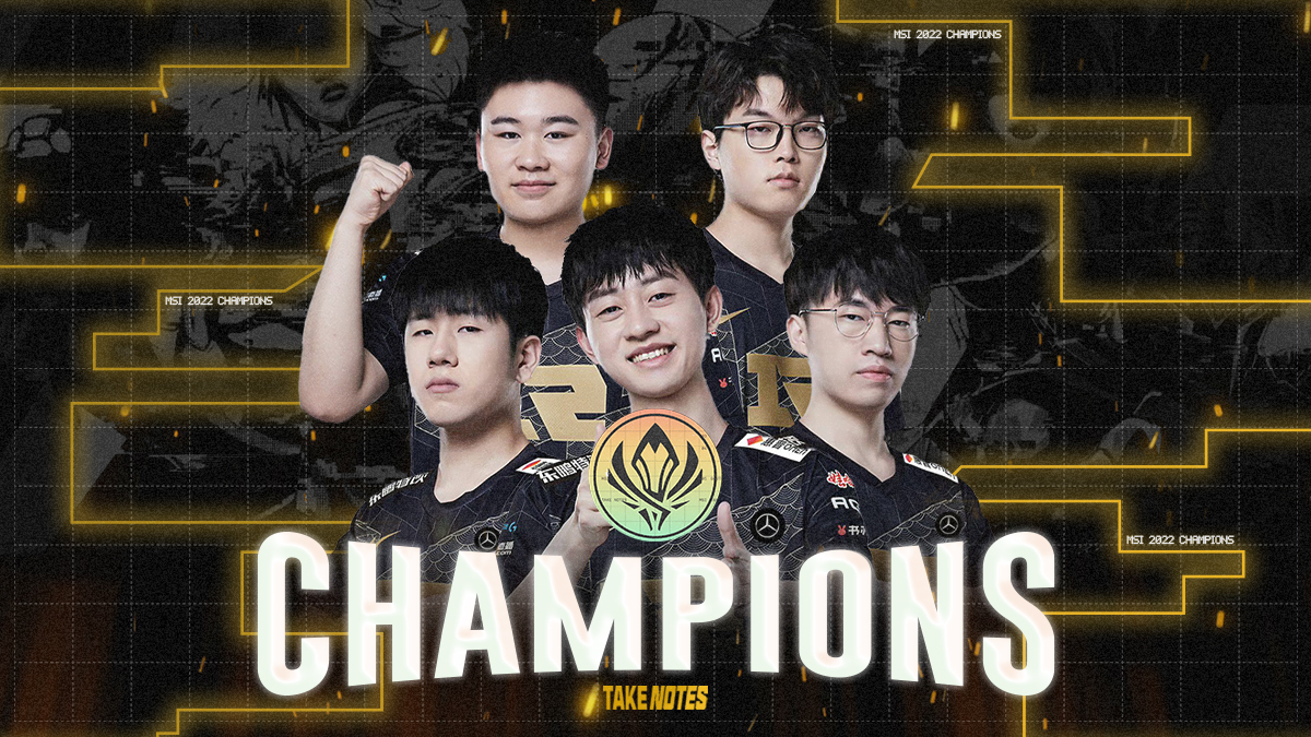 MSI 2022: Royal Never Give Up make it three MSI titles after defeating T1