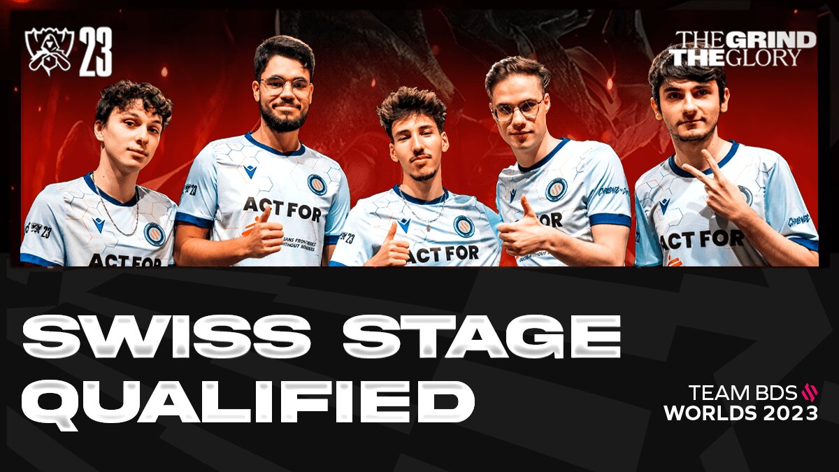 Team BDS complete the reverse-sweep against PSG Talon to move on at Worlds 2023