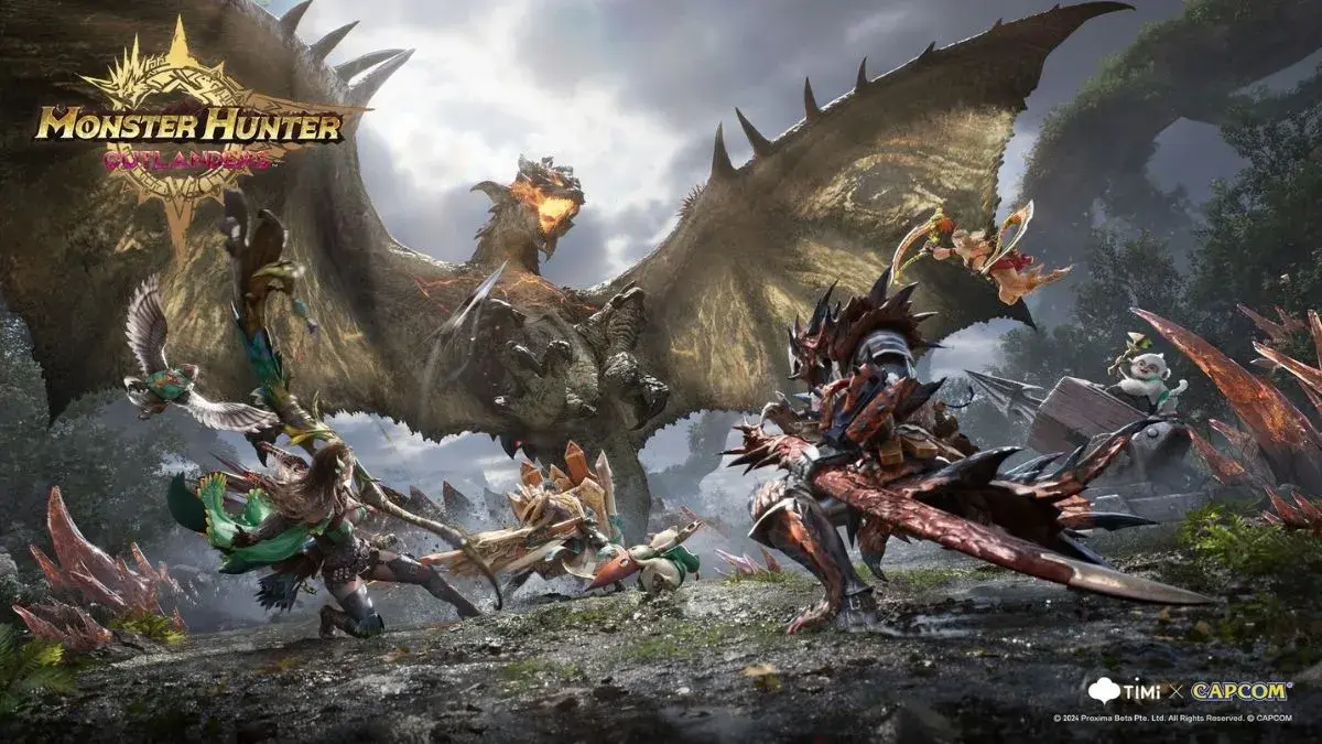 Tencent unveils open-world Monster Hunter Outlanders mobile game