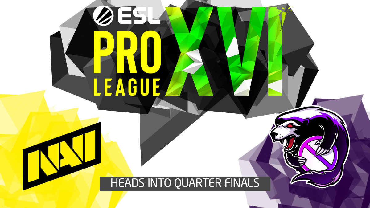 ESL Pro League Season 16: NAVI and Outsiders continue their journey in the playoffs