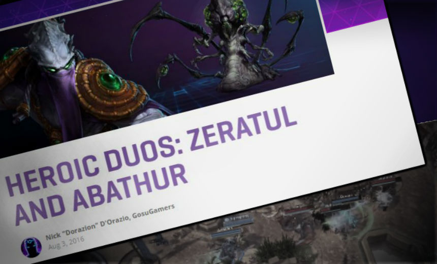 Heroic Duos: Zeratul and Abathur