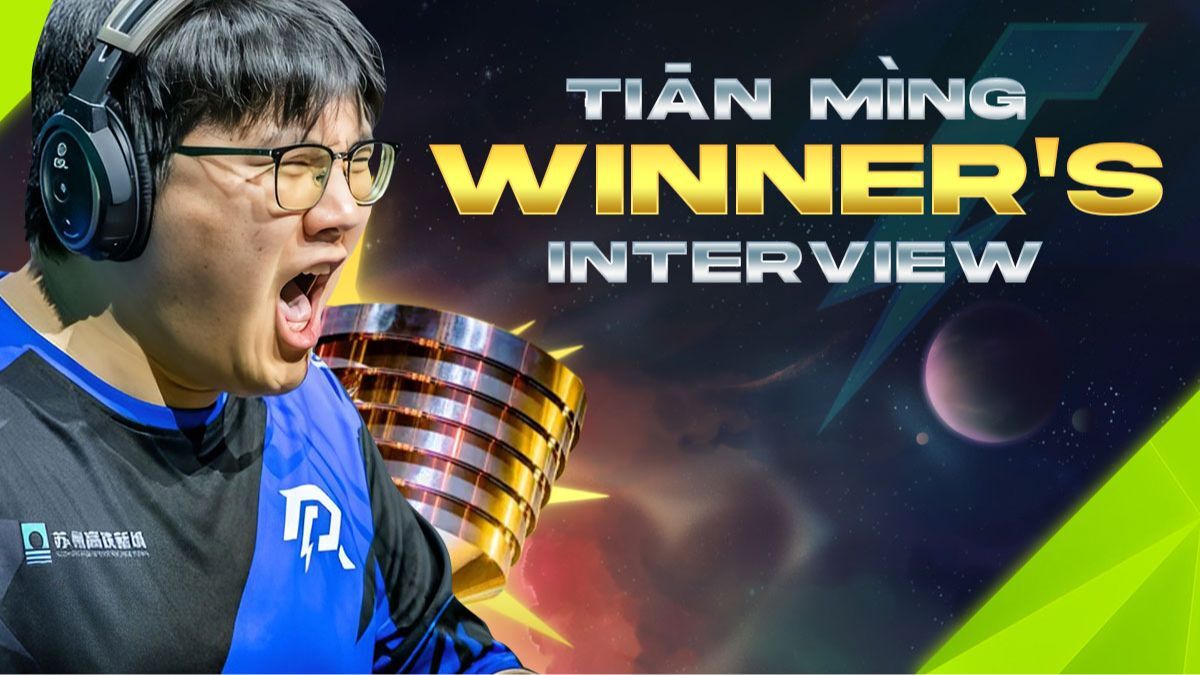 Tiān Mìng on Azure Ray's reverse-sweep: "We have three more games to go!"