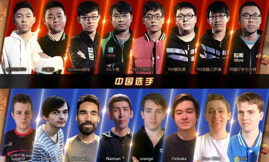 An intimidating Western line-up prepares for EU vs CN #3
