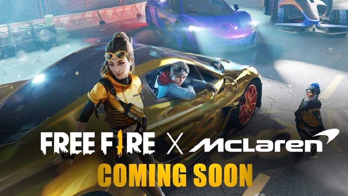 Free Fire partners up with McLaren Racing on an exclusive in-game collaboration