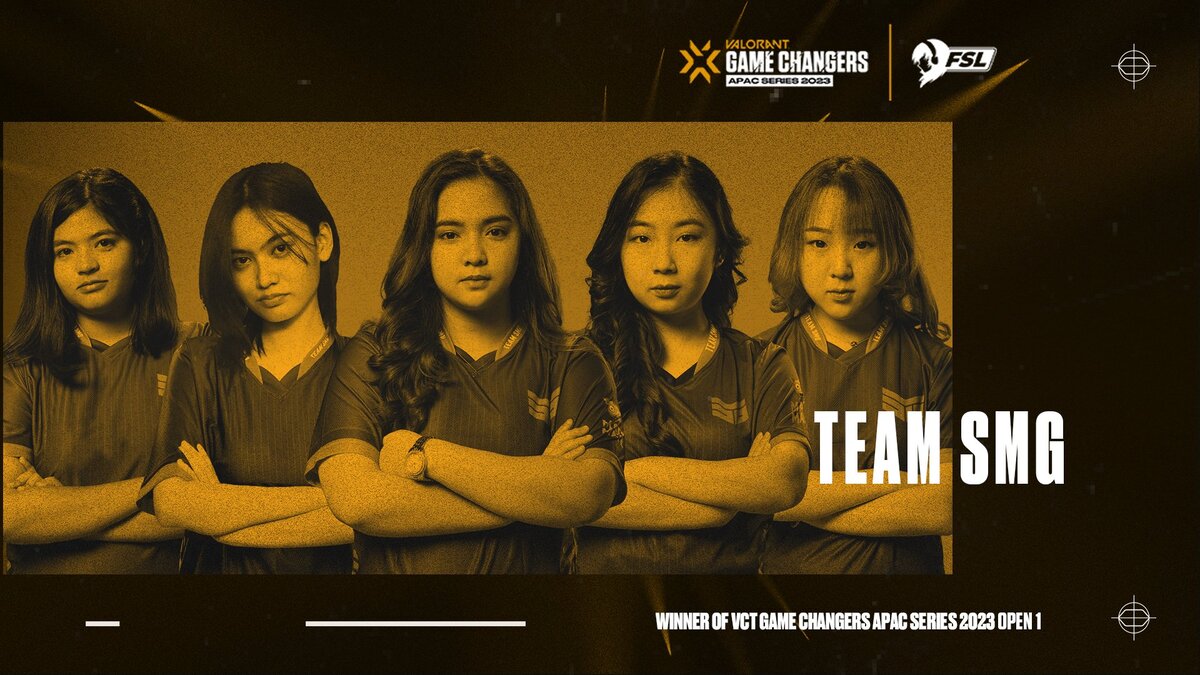 Team SMG went undefeated in their run to win the VCT 2023: Game Changers APAC Open 1