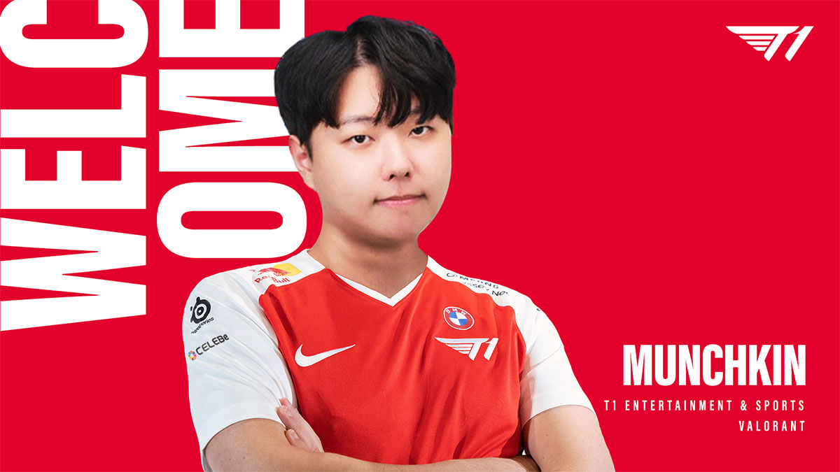 VALORANT shuffles: Munchkin joins T1’s VALORANT team