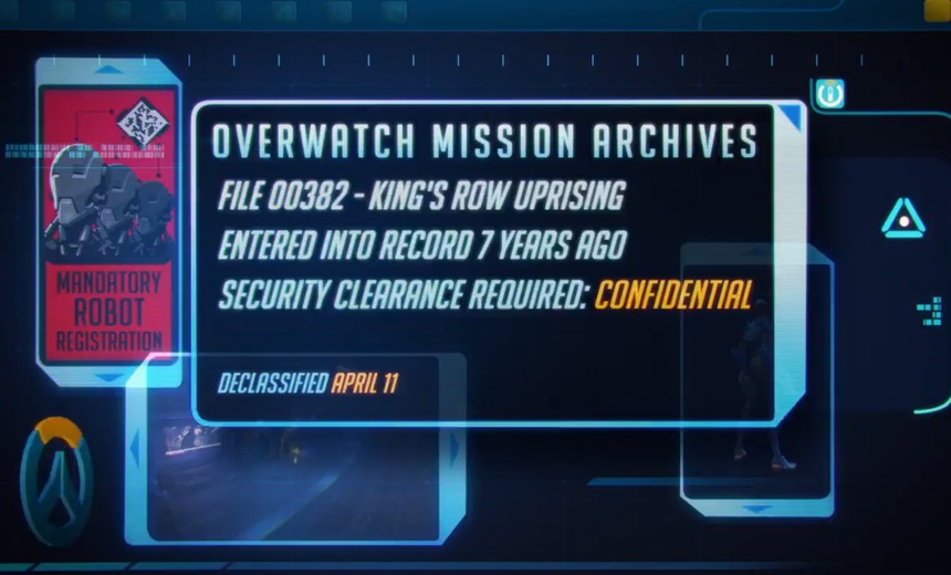 Initiating archive declassification - Overwatch Teaser
