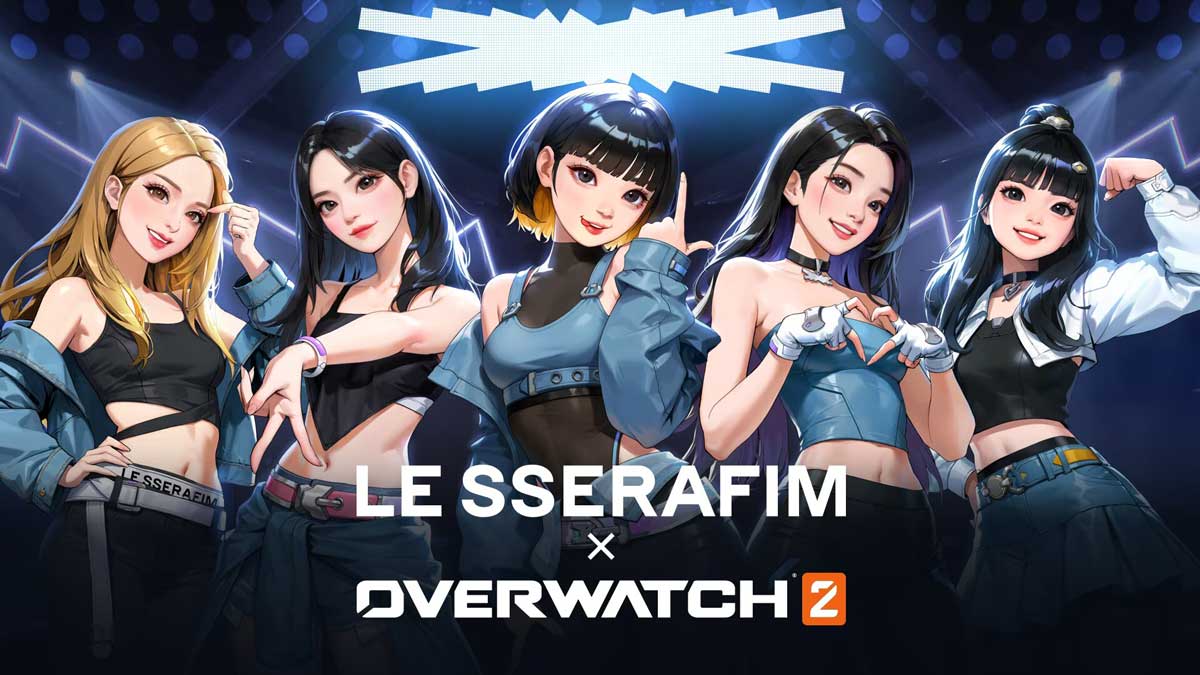 Overwatch 2 collabs with K-pop group Le Sserafim for new music video