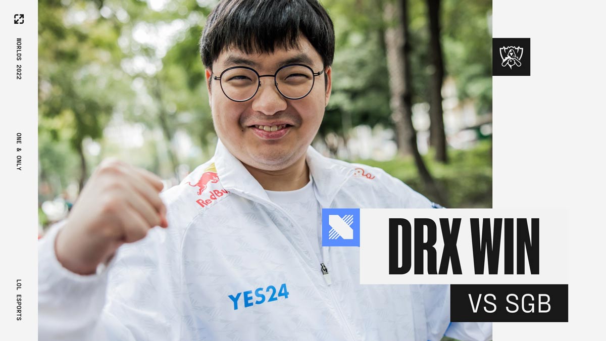 Worlds 2022: DRX steamrolls Saigon Buffalo after uneven match to pick up a win