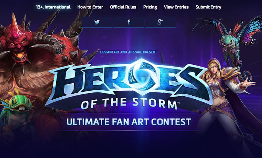 Heroes of the Storm fan art contest announced