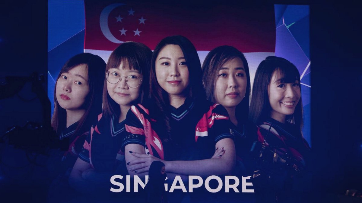 Singapore women’s Dota 2 team are gold medalists at Global Esports Games