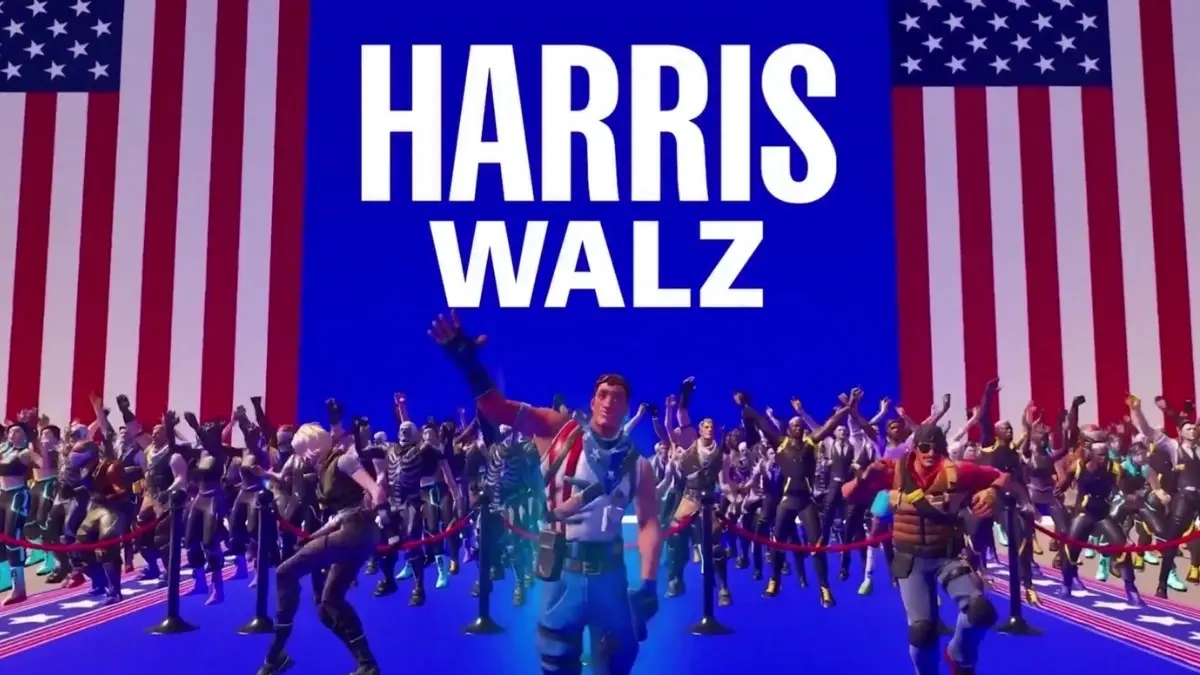 US Presidential candidate Kamala Harris unveils custom Fortnite map ahead of US 2024 Elections