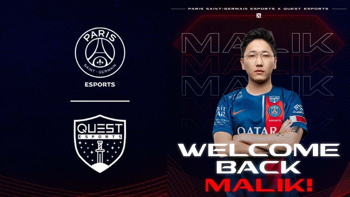 PSG Quest welcome back Malik to complete their roster for ESL One Kuala Lumpur