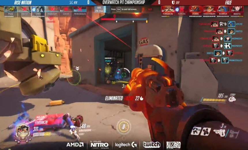 Overwatch Pit Championship NA Playoffs Lower Bracket - LG Evil and FaZe Clan move on