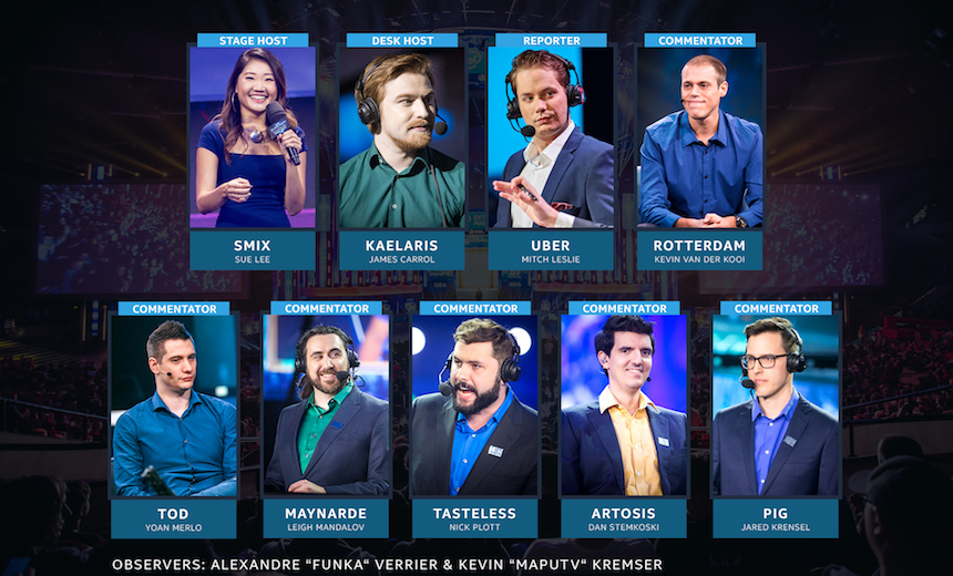 Your Starcraft 2 IEM Katowice broadcast team