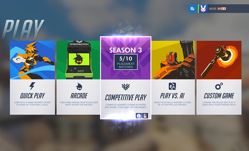 Here's a suggestion: Confirmation before entering competitive play