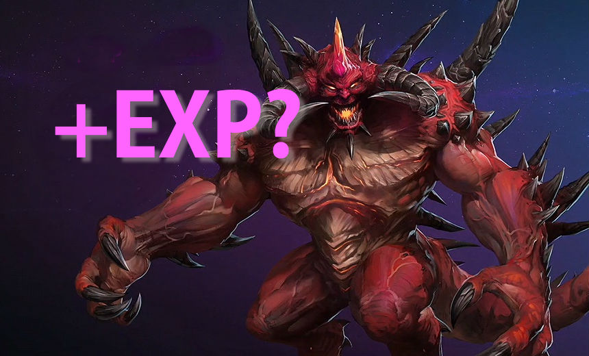 How does experience gain work in Heroes of the Storm?