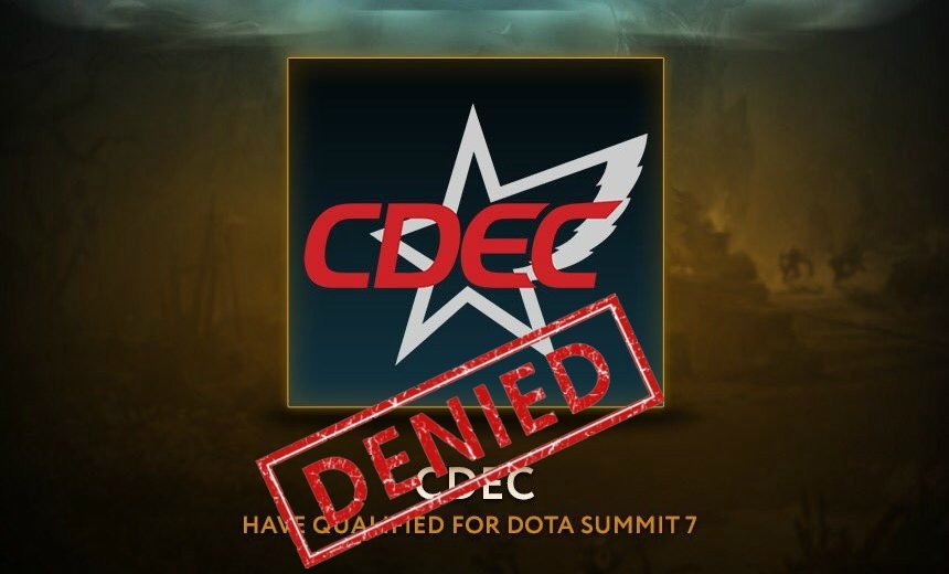 CDEC Gaming are the next victims of VISA issues – Dota Summit 7