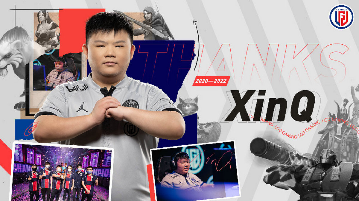 PSG.LGD part ways with XinQ
