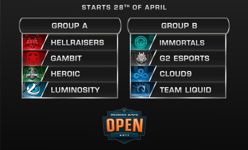 DreamHack Austin 2017 - Groups and schedule announced