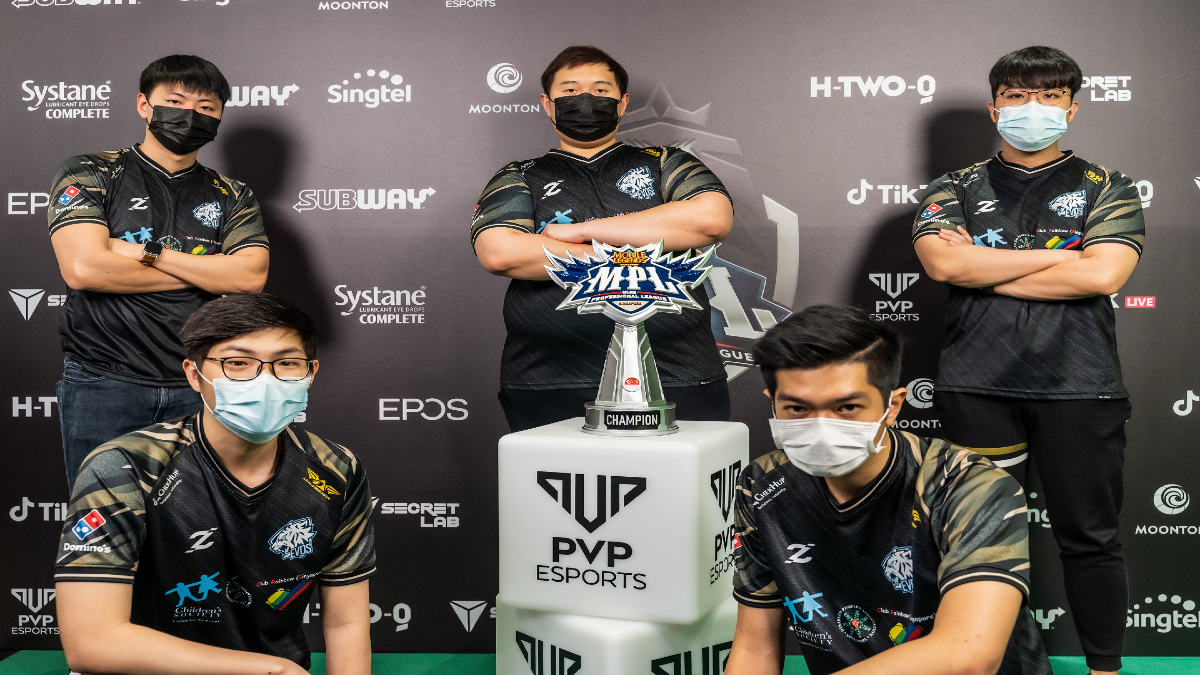 EVOS SG are champions of the inaugural MPL Singapore
