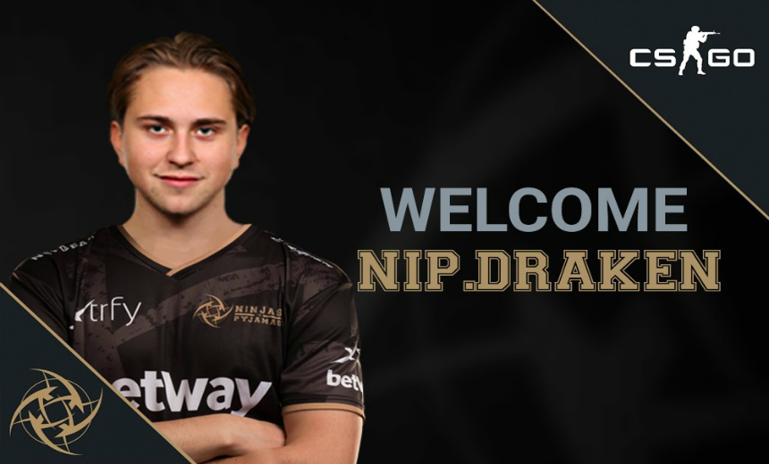Ninjas in Pyjamas sign William "draken" Sundin