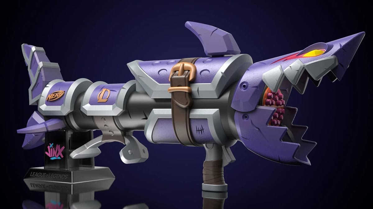 Jinx's rocket launcher from League of Legends is now a $170 Nerf gun
