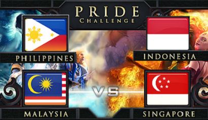 Battle between countries in PRIDE Challenge