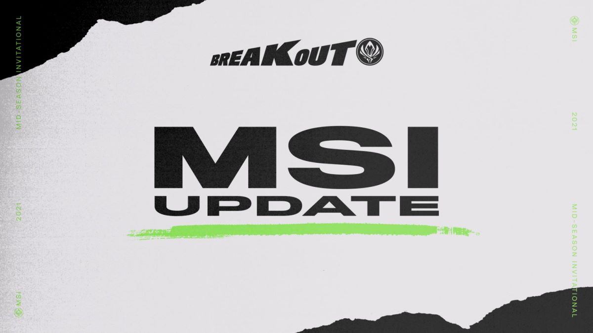 Riot Games releases its official statement on the MSI 2021 scheduling