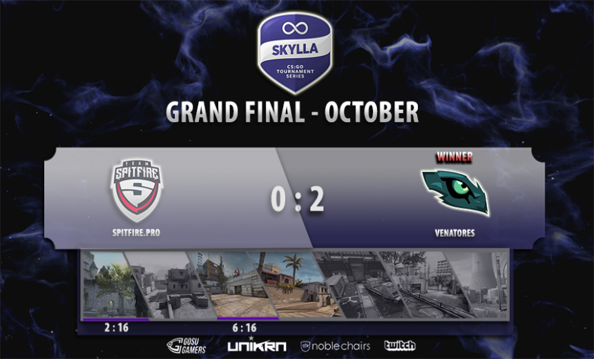 Skylla October - Venatores take first place