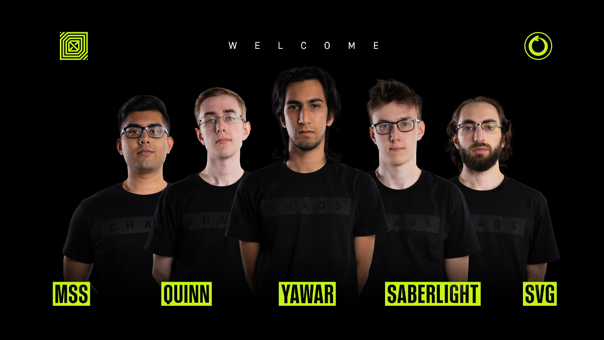 Chaos Esports signs new roster