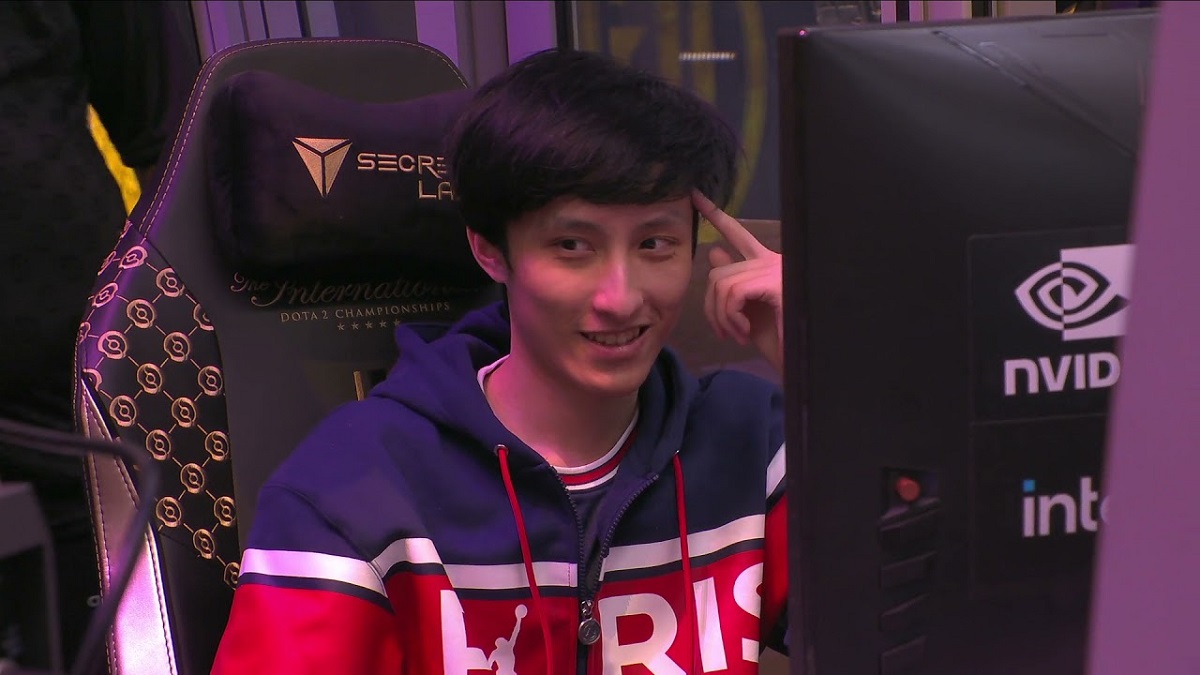 Ame part of the China Dota 2 Asian Games team