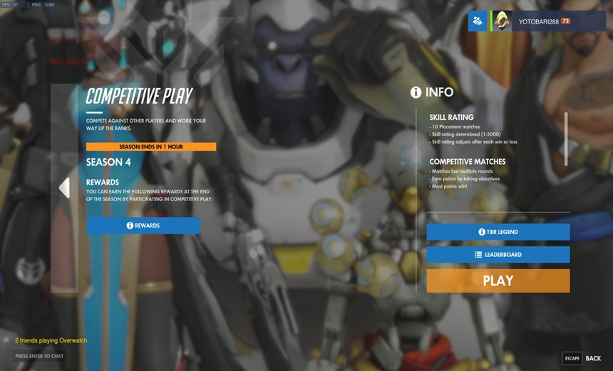 Competitive Season 4 ends in thirty minutes!