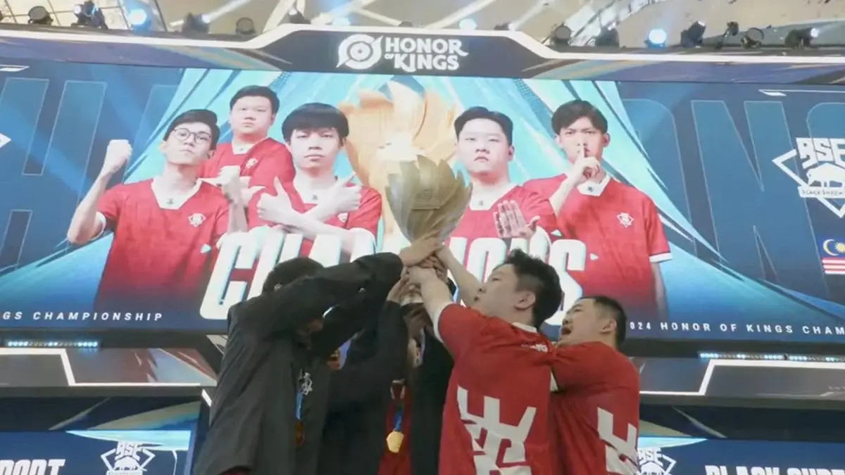 Black Shrew Esports win the Honor of Kings Championship 2024