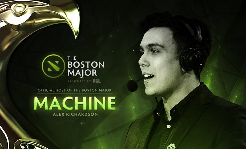 Machine makes his Dota 2 debut at Boston Major