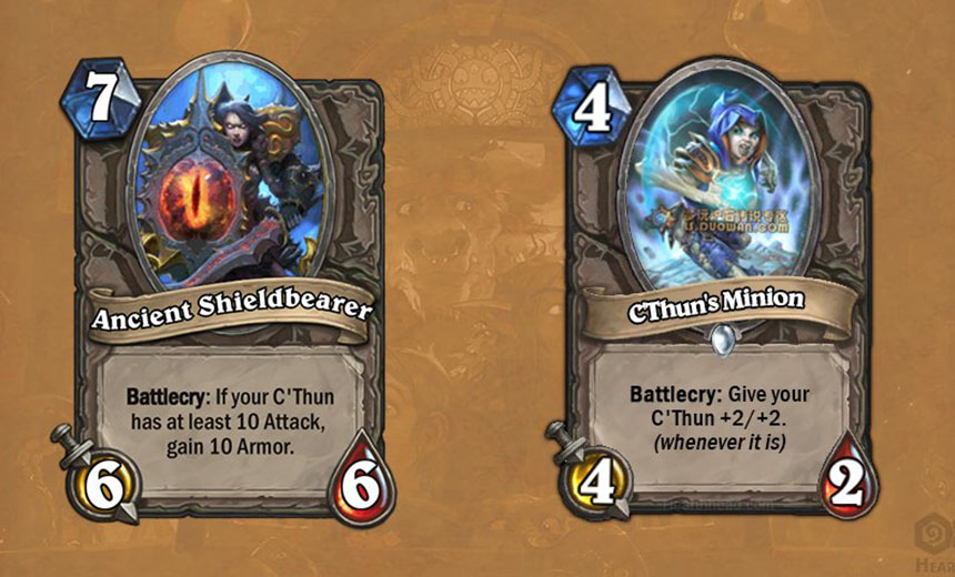 Two new C’Thun cards revealed
