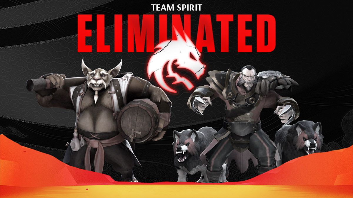 Team Spirit eliminated from Bali Major