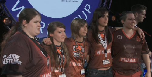 3DMAX ladies win the ESWC Female 2014 title