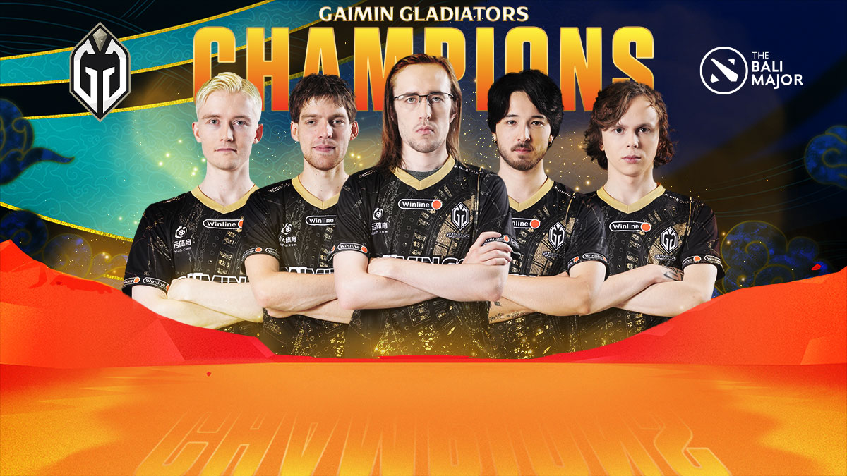 Gaimin Gladiators show no weakness, win third Major in a row