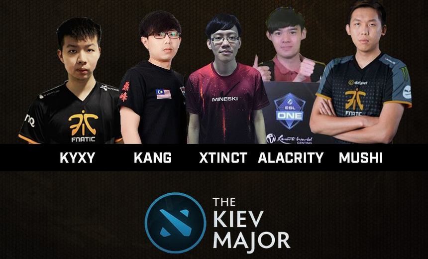 Mushi and kYxY to stand in for Mineski Malaysia at the Kiev Major open qualifiers