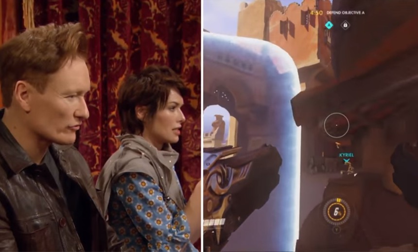 Overwatch was featured on Clueless Gamer, joined by Game of Thrones cast members